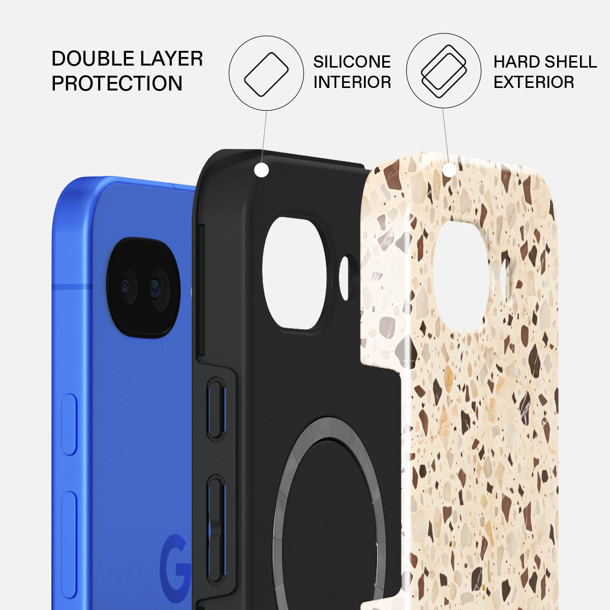 Distant Noise - Terazzo Google Pixel 10a Case