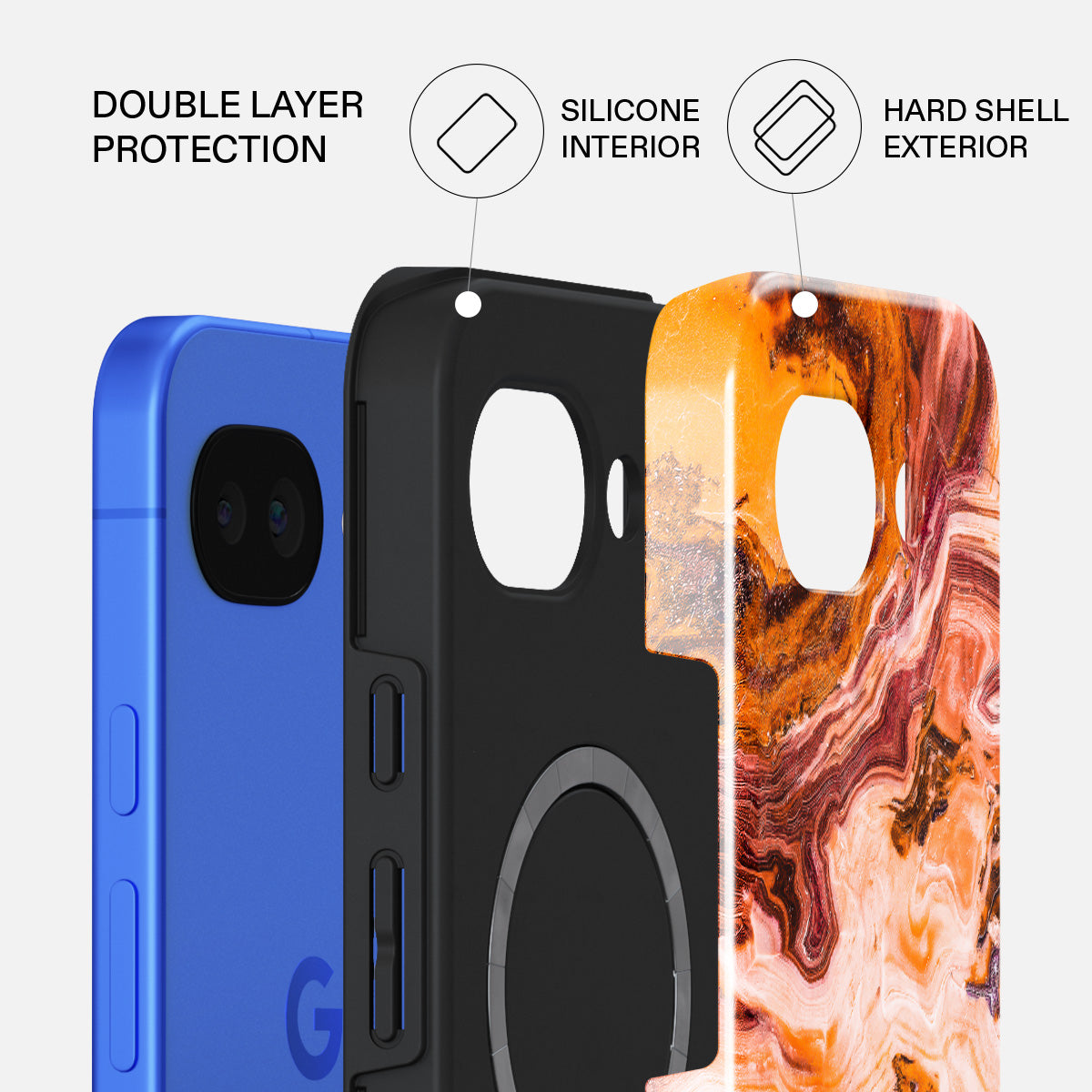 Pumpkin Spice - Orange Google Pixel 10a Case