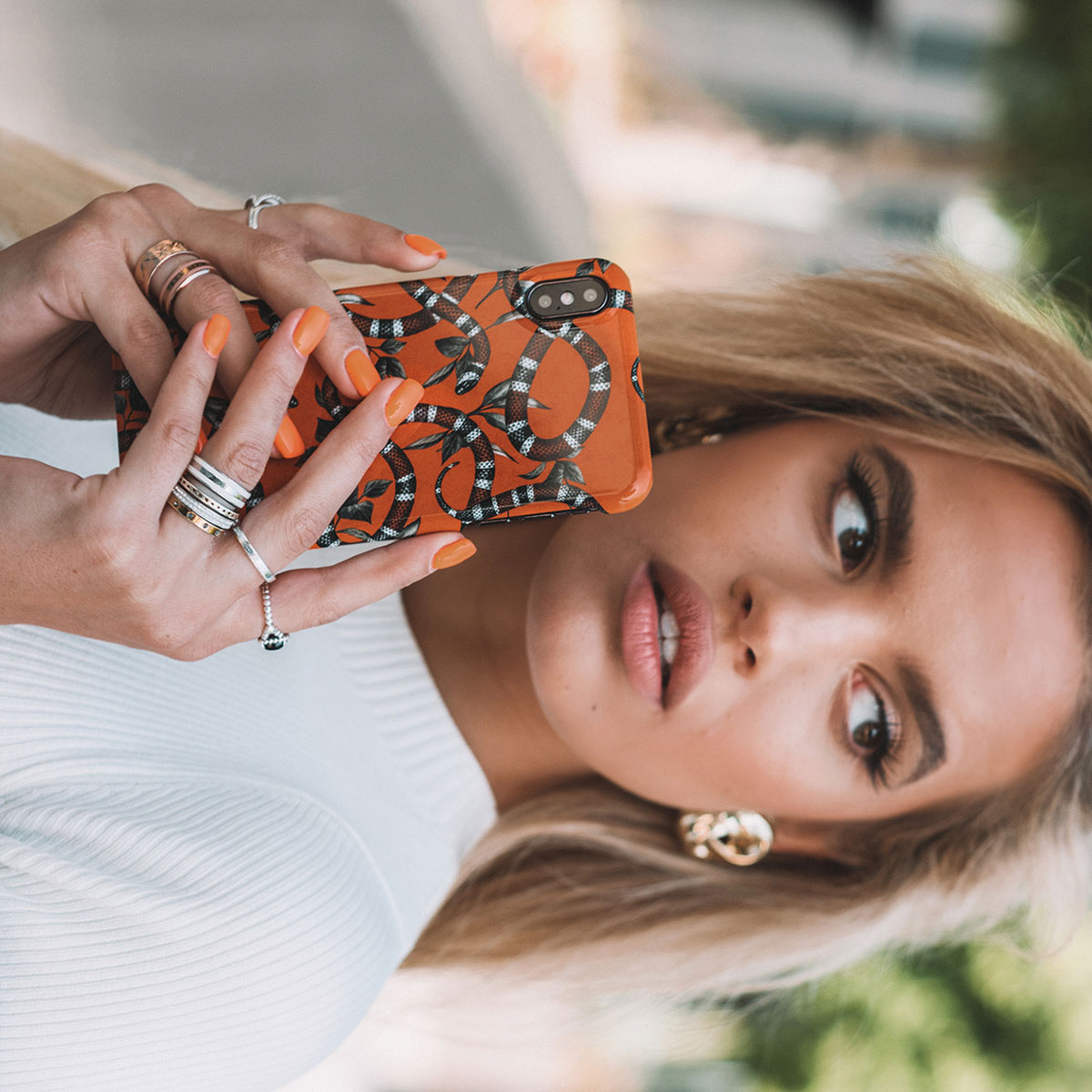 Bitter Apricot - Snake Google Pixel 10a Case