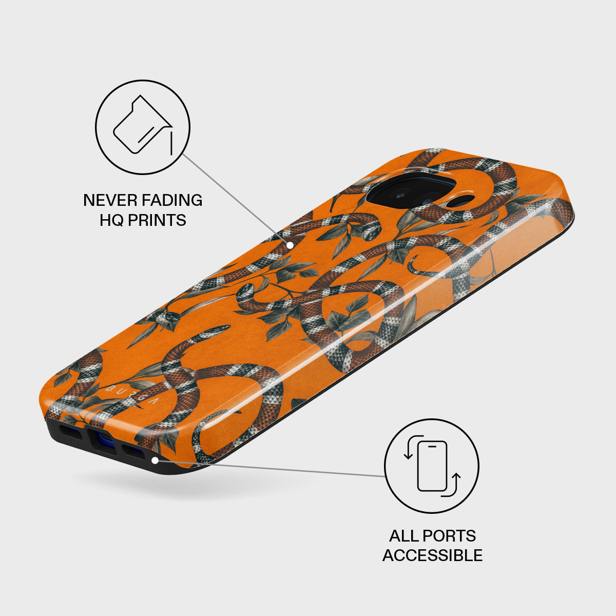 Bitter Apricot - Snake Google Pixel 10a Case