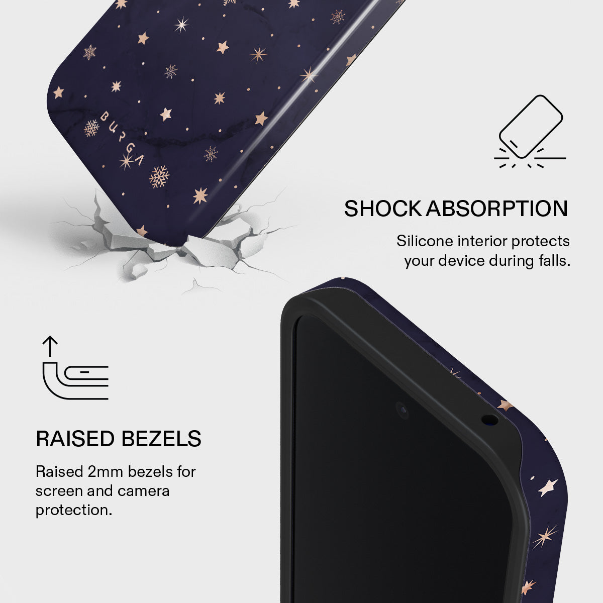 Midnight Kiss - Star Google Pixel 10a Case