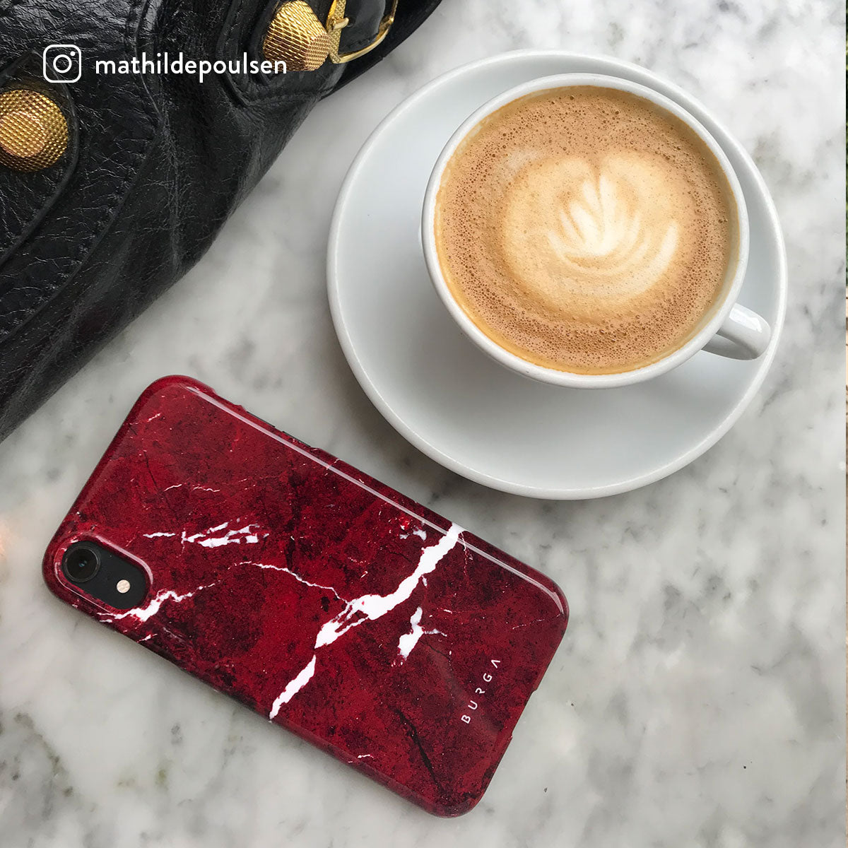Iconic Red Ruby - Marble Google Pixel 10a Case