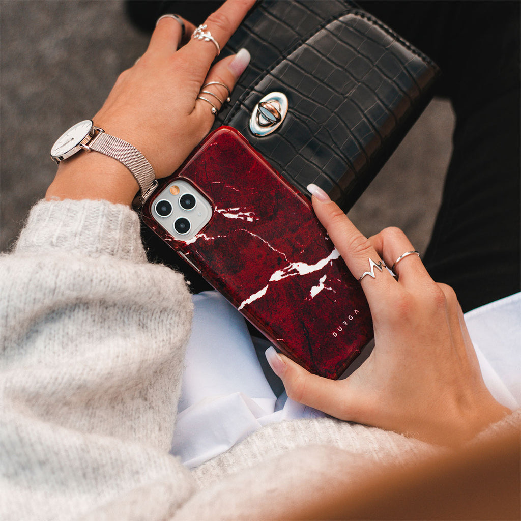 Iconic Red Ruby - Marble Google Pixel 10a Case
