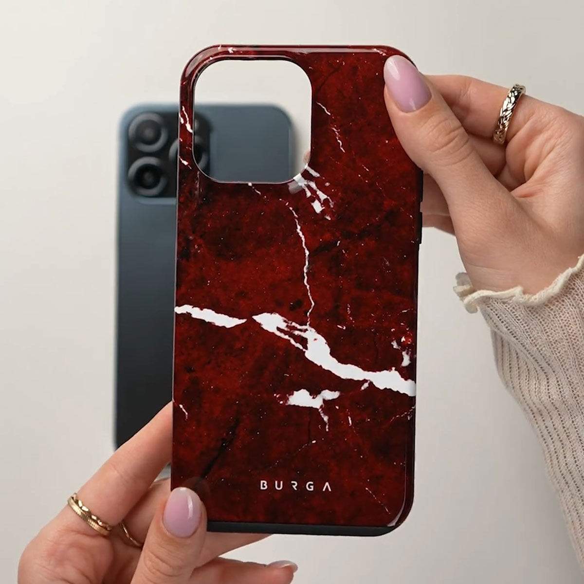 Iconic Red Ruby - Marble Google Pixel 10a Case