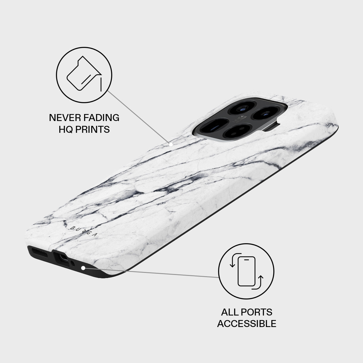 Satin White - Marble Xiaomi 15T Pro Case