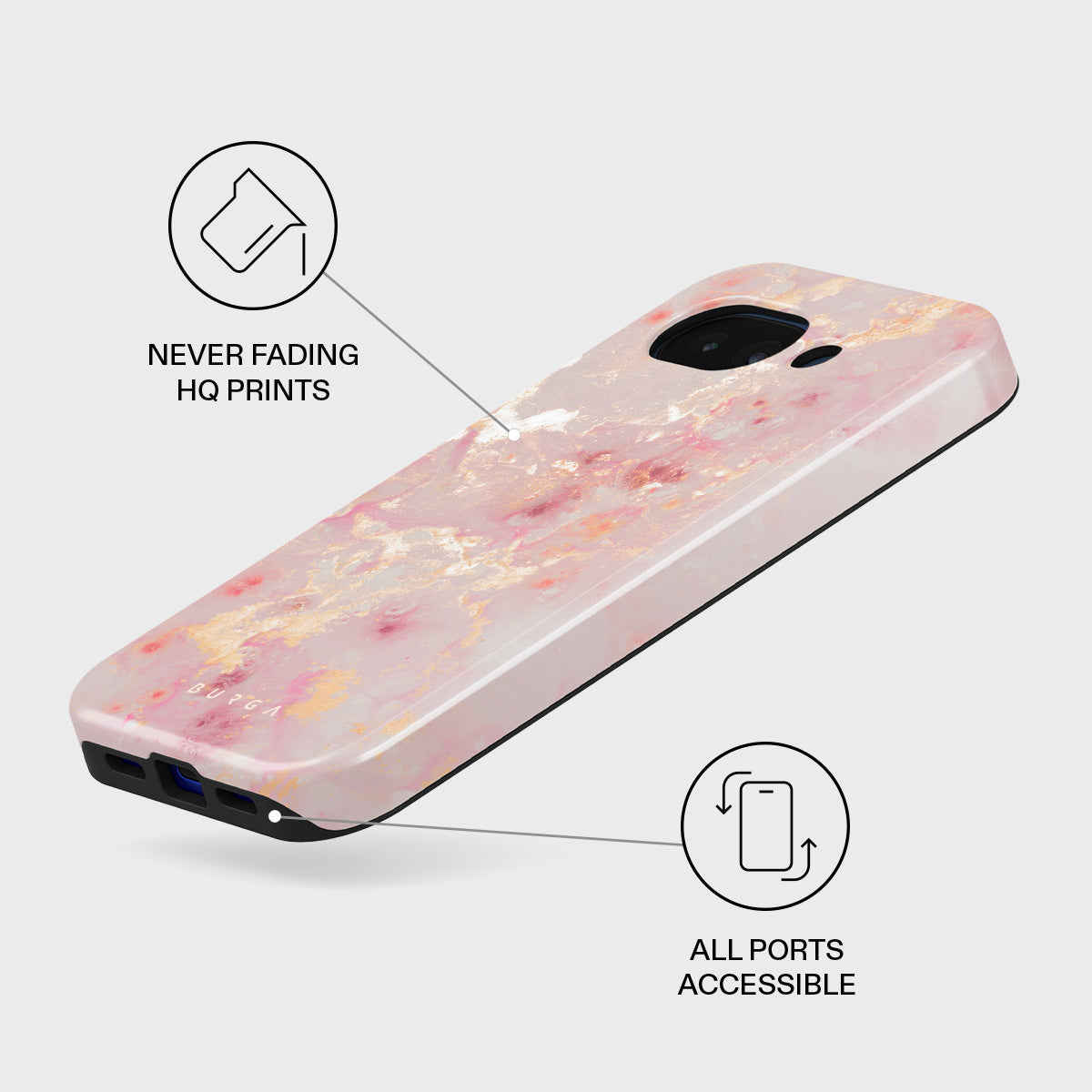 Golden Coral - Pink Google Pixel 10a Case