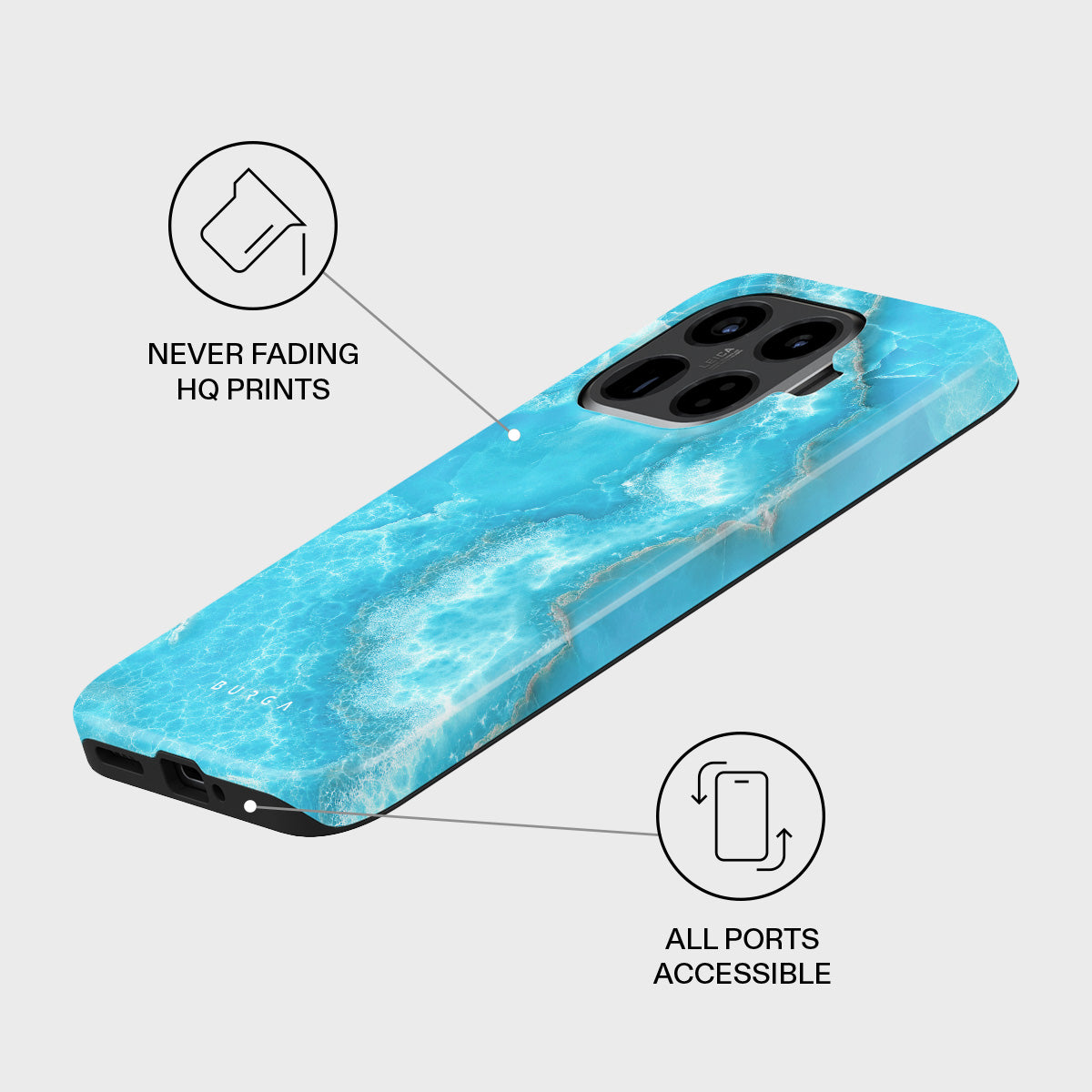 Ocean Waves - Blue Xiaomi 15T Pro Case