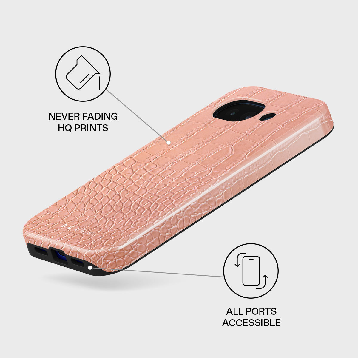 Pink Croco - Google Pixel 10a Case