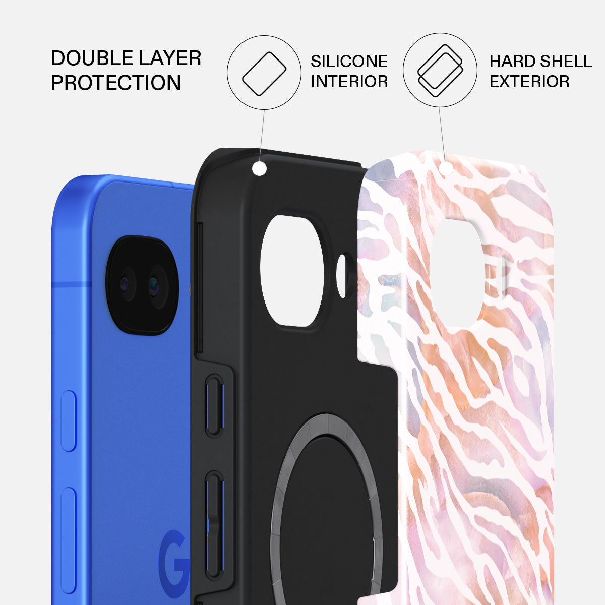 Sultry July - Zebra Google Pixel 10a Case