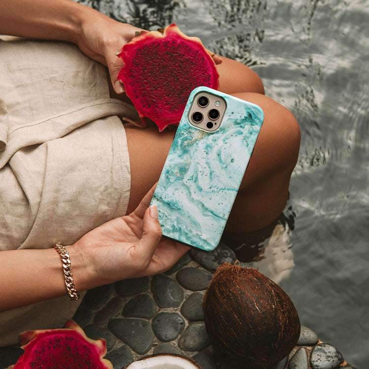 Uluwatu Waves - Teal Google Pixel 10a Case