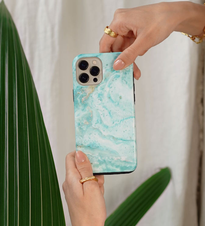 Uluwatu Waves - Teal Google Pixel 10a Case