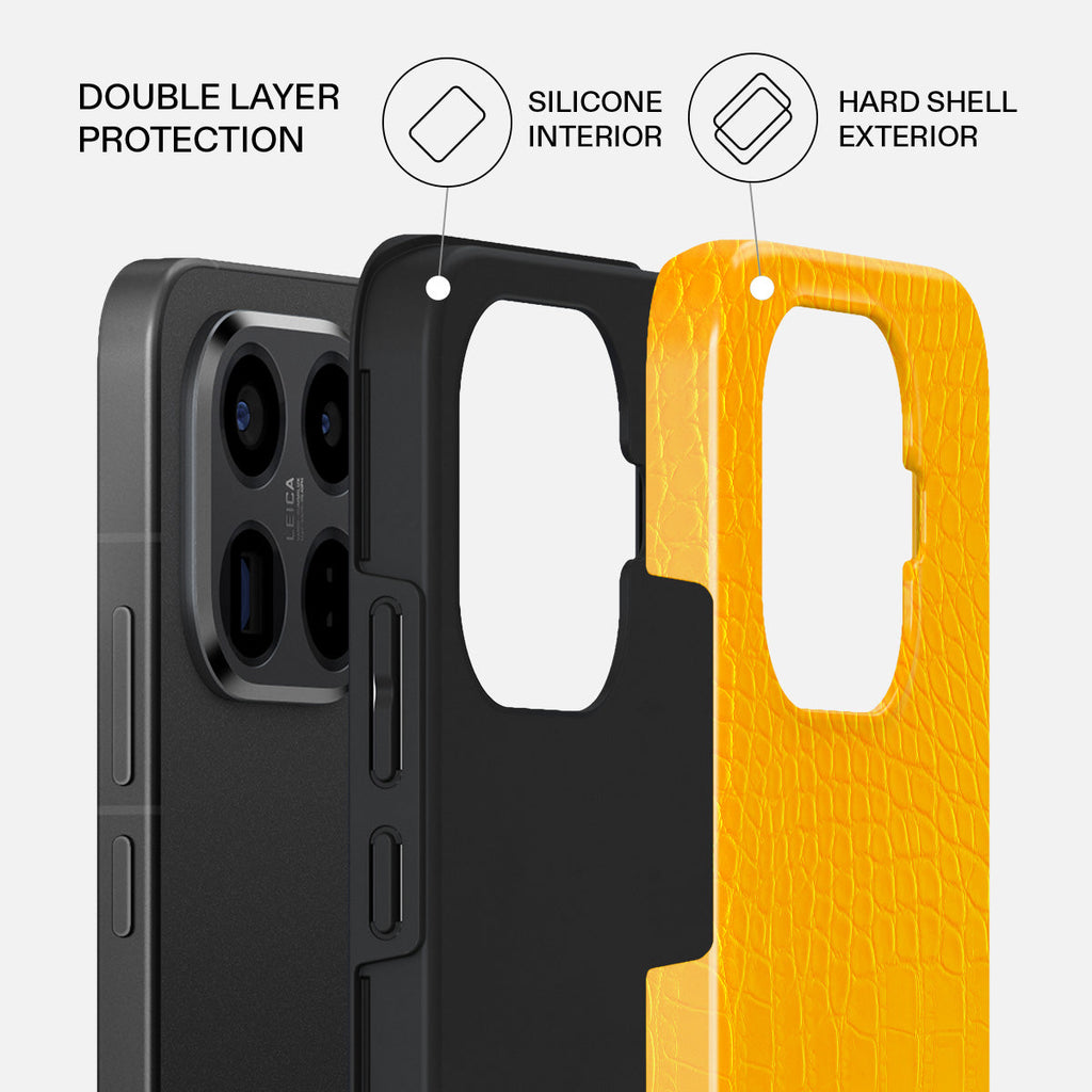 Canary Yellow - Snake Skin Xiaomi 15T Pro Case