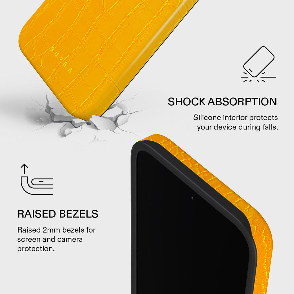 Canary Yellow - Snake Skin Xiaomi 15T Pro Case